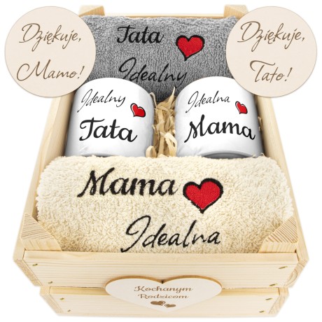 Przejdź do produktu Prezent dla Taty Mamy dla Rodziców Podziękowanie Dzień Mamy i Taty 2TM2Kol2Dr1