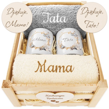 Przejdź do produktu Prezent dla Taty Mamy dla Rodziców Podziękowanie mt Dzień Mamy i Taty 2TM1Kol2Dr2