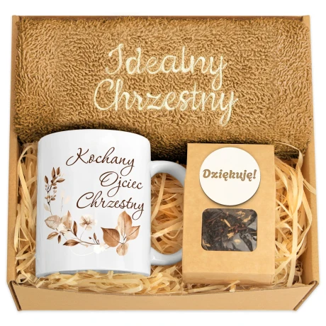 Przejdź do produktu Podziękowanie dla Ojca Chrzestnego Ślub Chrzest Pierwsza Komunia Święta TaCh2K3_43