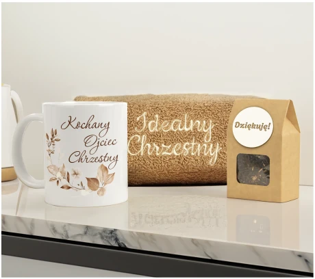 Przejdź do produktu Podziękowanie dla Ojca Chrzestnego Ślub Chrzest Pierwsza Komunia Święta TaCh2K3_43