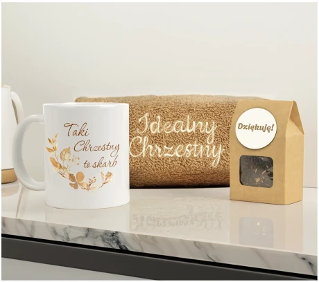 Przejdź do produktu Podziękowanie dla Ojca Chrzestnego Ślub Chrzest Pierwsza Komunia Święta TaCh2K4_43