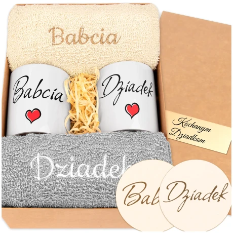 Przejdź do produktu Prezent Dzień Dziadka i Babci Jubileusz Rocznica 2DB1cKol_56