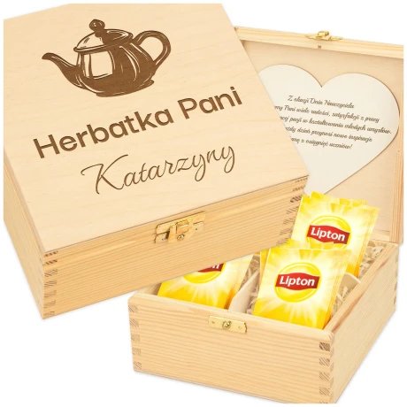 Przejdź do produktu Prezent Dzień Nauczyciela dedykowana HERBACIARKA herbatka DN_Hr1_65