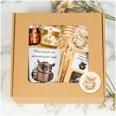 Przejdź do produktu Prezent Dzień Nauczyciela zestaw Herbata Kubek Miodek super dla Wychowawcy DNPud_69