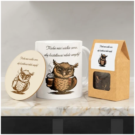 Przejdź do produktu Prezent Dzień Nauczyciela zestaw Herbata Kubek Podstawka dla Wychowawcy DNPud2K1_68