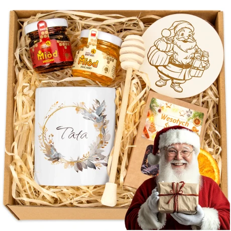 Przejdź do produktu Prezent Na Święta dla Taty Kubek Herbatka Miodki ŚBN_TaK1Hr2_78