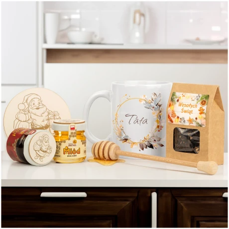 Przejdź do produktu Prezent Na Święta dla Taty Kubek Herbatka Miodki ŚBN_TaK1Hr2_78